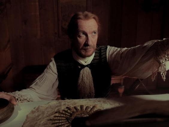 Thewlis as Monsieur Claude Trepagny in ‘Barkskins’ (Nat Geo)