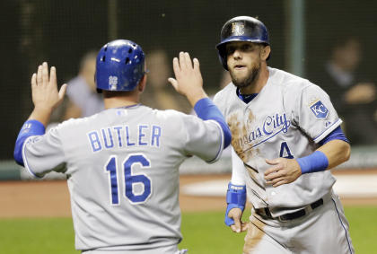 Alex Gordon and Billy Butler will take their cuts at A's ace Jon Lester on Tuesday. (AP) 