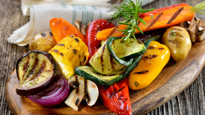 Grilled vegetables