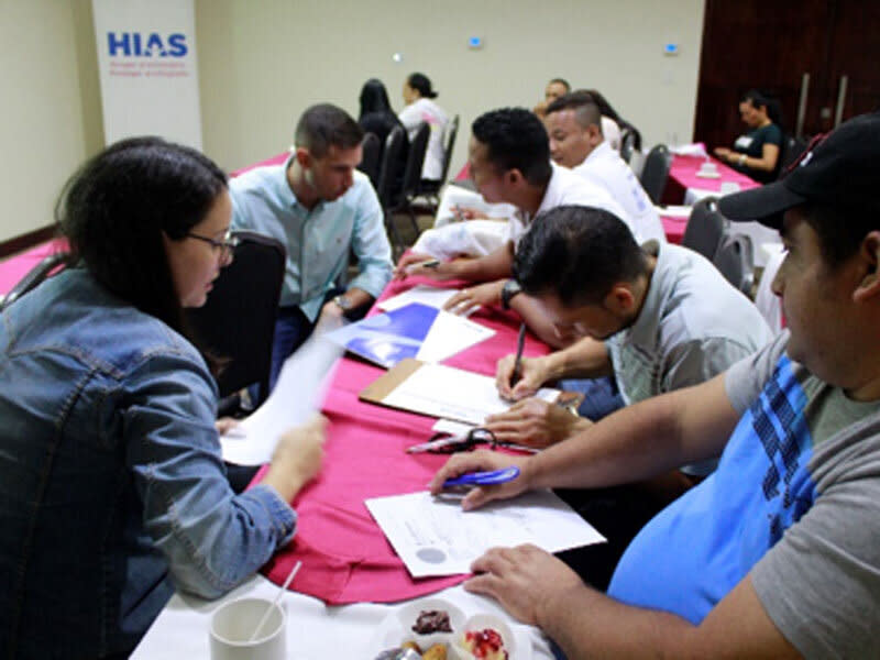 HIAS and its partners hosted a job fair for refugees in Panama in December. (Photo: <a href="https://www.hias.org/blog/job-fair-makes-things-more-fair-refugees-panama" target="_blank">HIAS</a>)