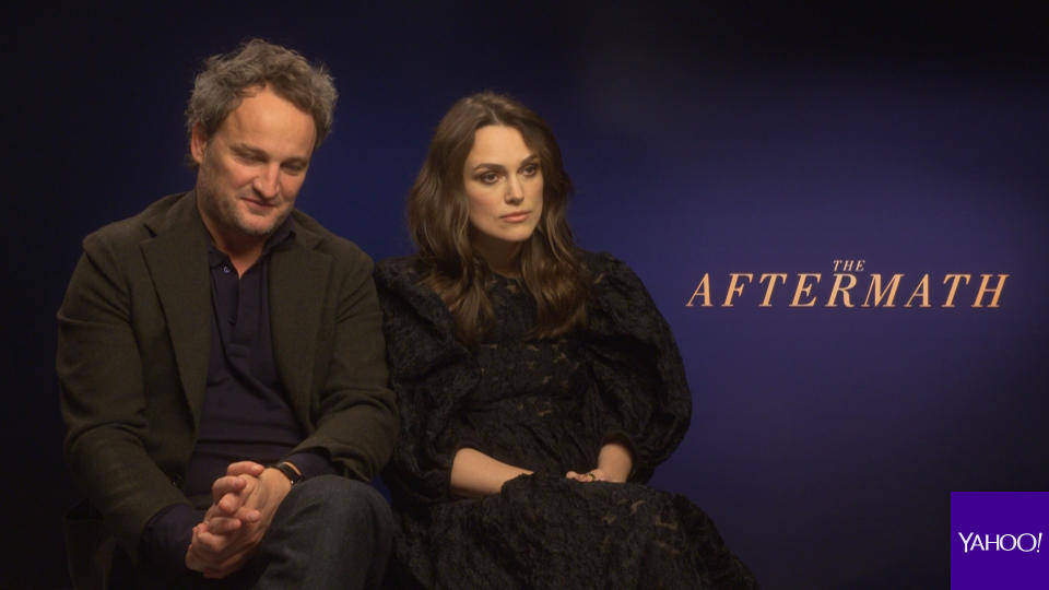 Jason Clarke and Keira Knightley discuss The Aftermath