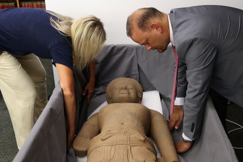 Repatriation and return to Cambodia of Cambodian antiquities seized by the U.S. Attorney’s Office in Manhattan, New York City