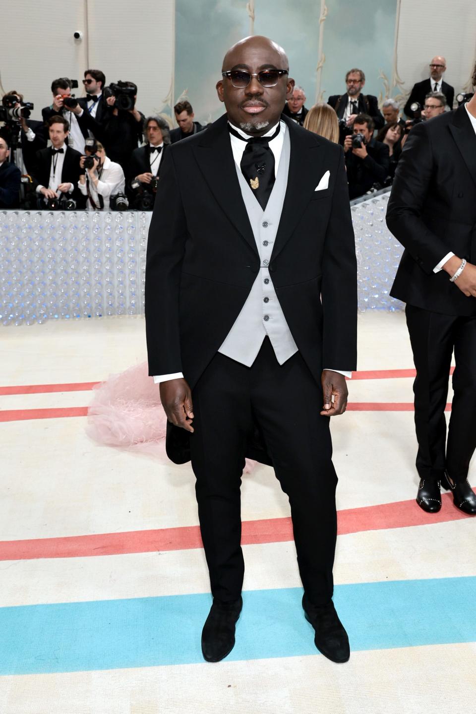 Edward Enninful attends the 2023 Met Gala.