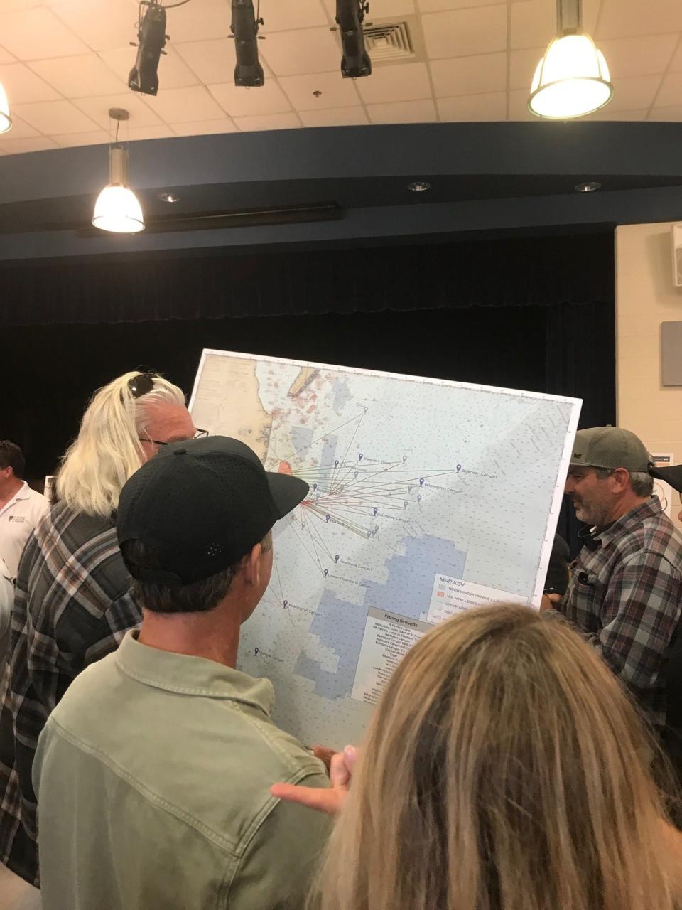 The Bureau of Ocean Energy Management held a comment session Tuesday, Oct. 24 at Ocean City Elementary School for the proposed offshore wind turbines to be placed off the coast of Ocean City.