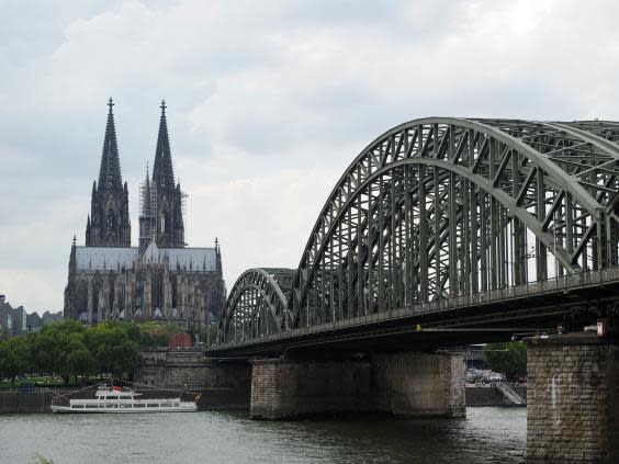 Cologne’s cathedral and Hohenzollern Bridge: best seen alone (AFP/Getty Images)