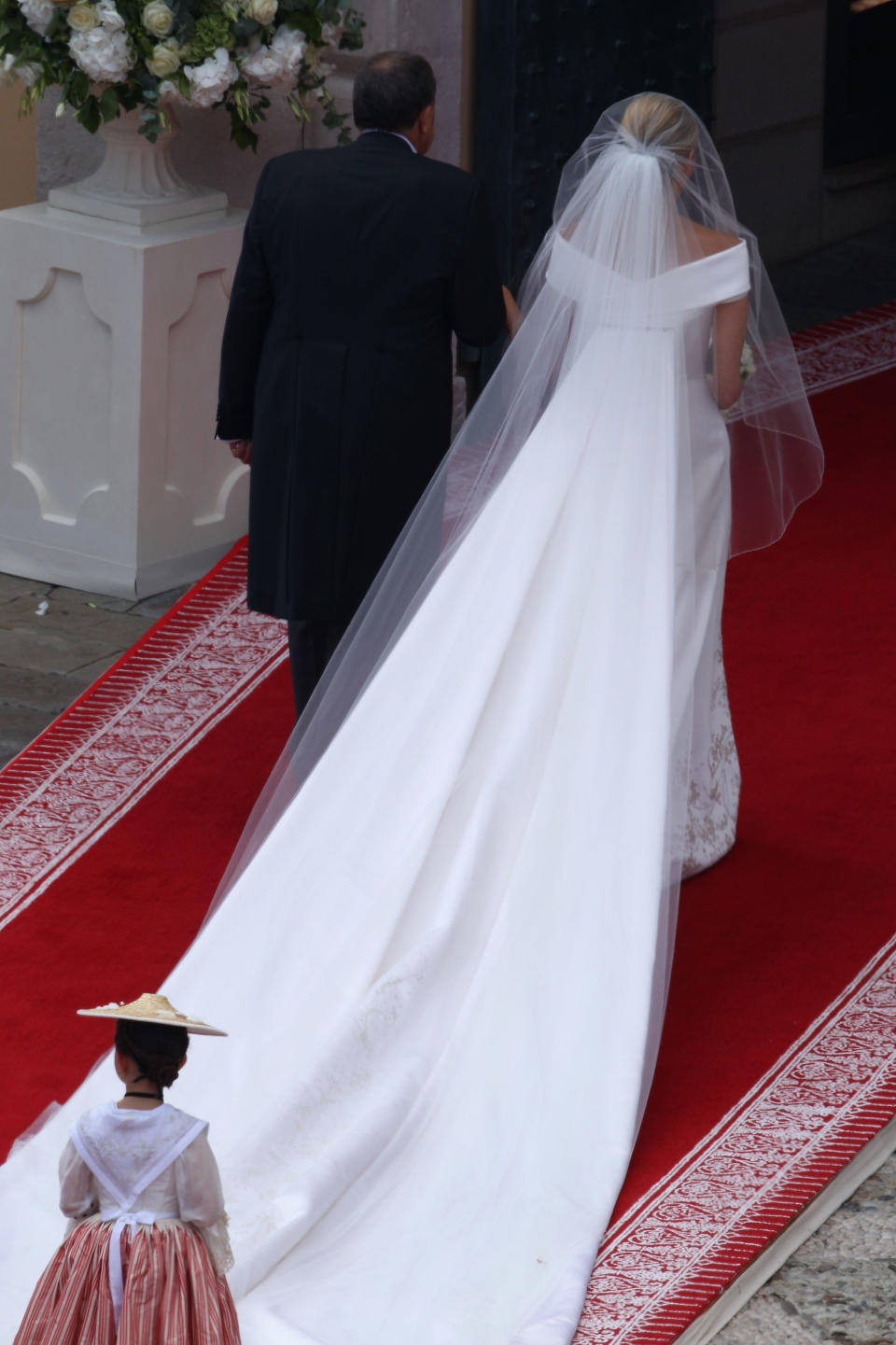 Princess Charlene on her wedding day in 2011