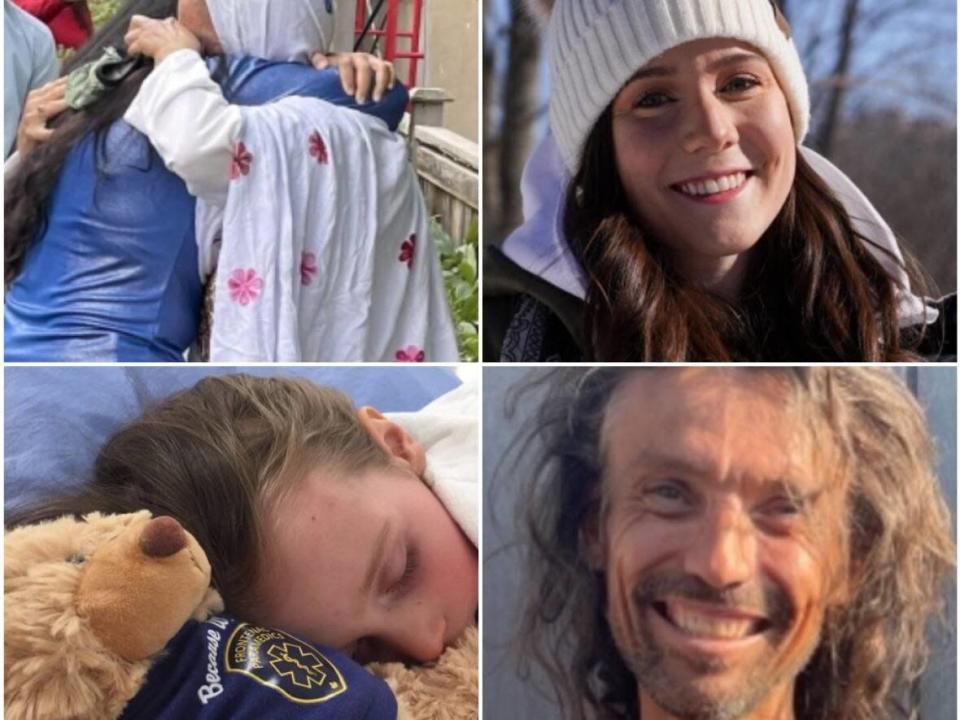 These are pictures from four of the nine articles featured in a look back at some of the feel good stories of 2021 for CBC Ottawa. (Submitted by Maryam Sahar, Francis Ferland/CBC, Katherine Leyton/Twitter, Kim Cormier - image credit)