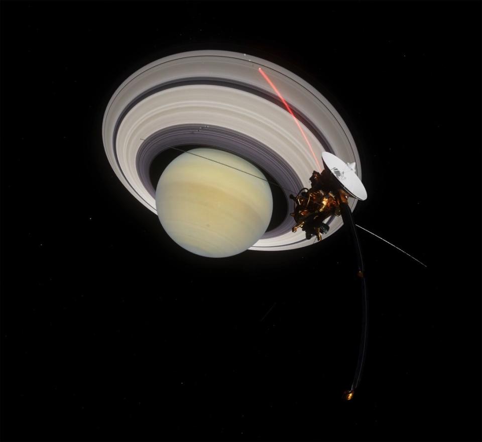 Saturn's rings - Worlds Beyond Earth