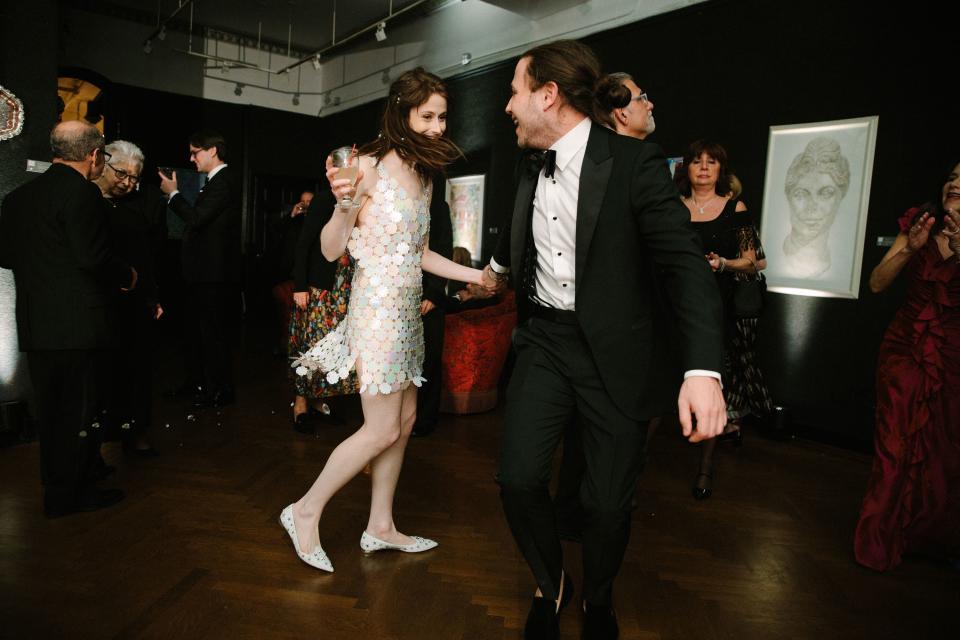 Dancing with my brother Adam to Tom Petty’s “American Girl” was so much fun—as was realizing my toe hadn’t hurt once the whole night. Whether this was due to adrenaline or six Advil, who’s to say? (It was the Advil.)