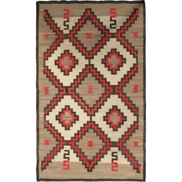 Vintage Navajo Flat-Weave Rug, 4'5" x 7'2"