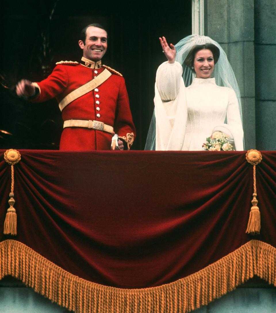 Princess Anne and Captain Mark Phillips (1973)