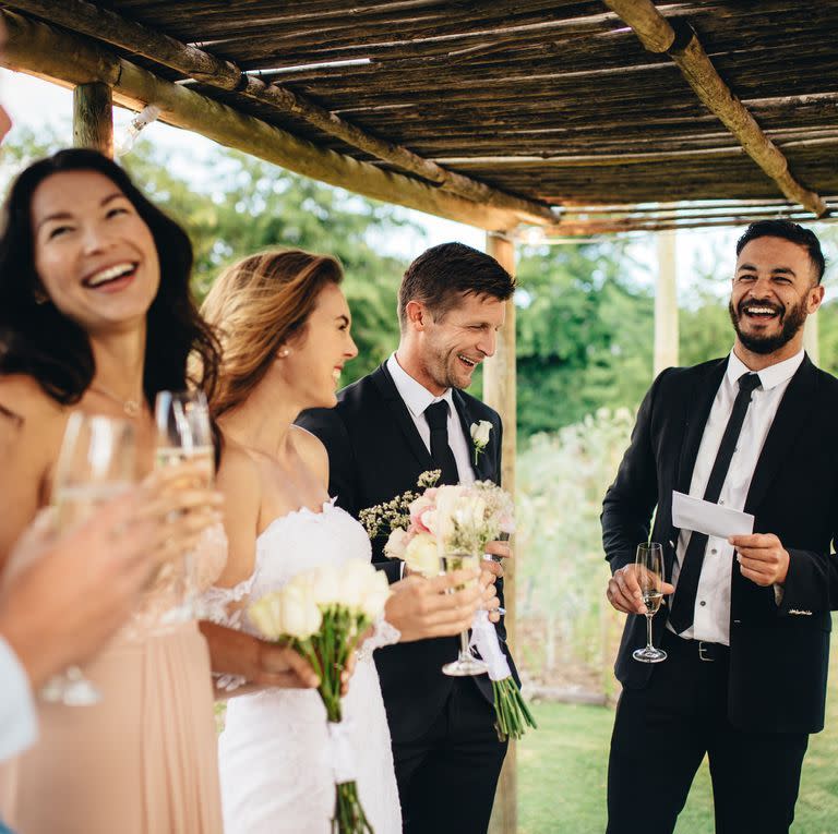 You surprise the couple (and the wedding planners).