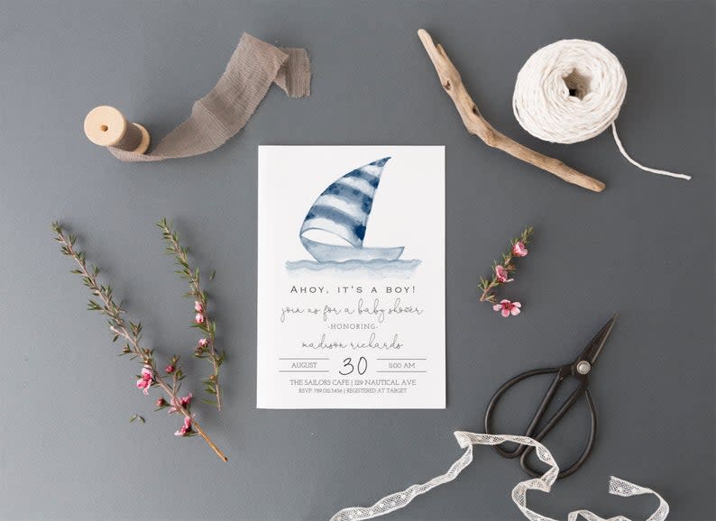 Nautical Baby Shower Theme