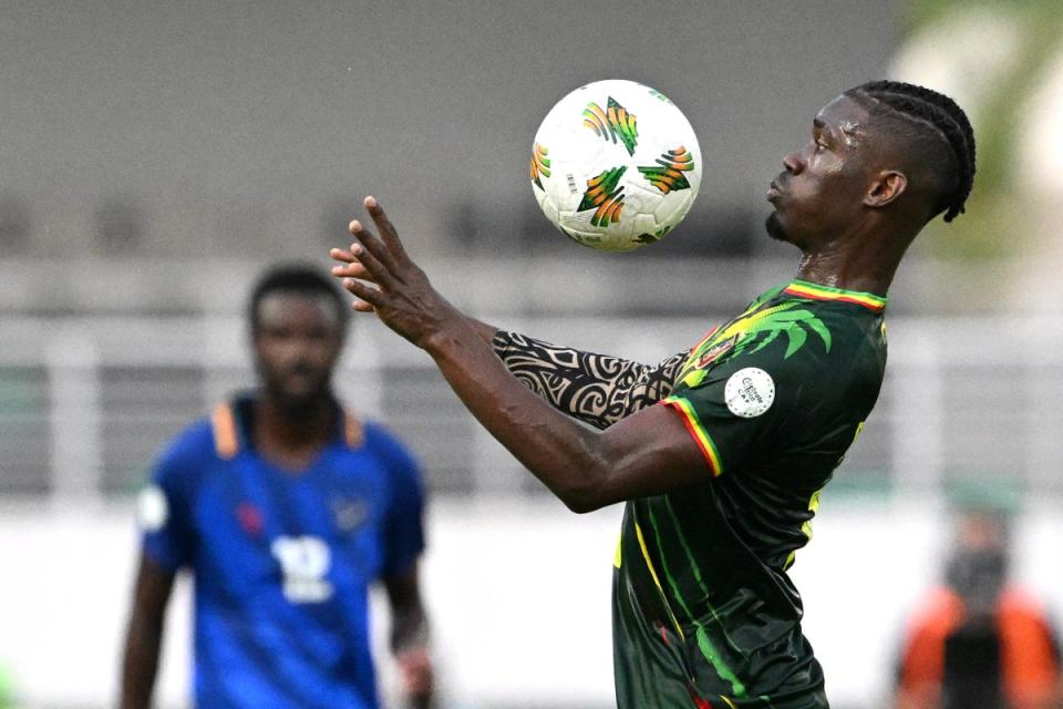Bissouma is believed to have had malaria at the AFCON (AFP via Getty Images)