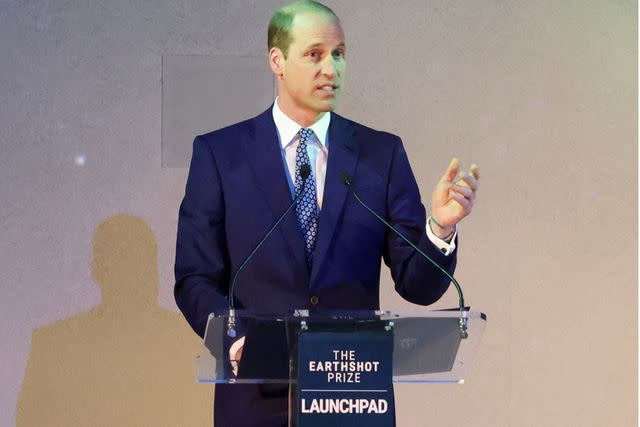 <p> Belinda Jiao - WPA Pool/Getty</p> Prince William attends an event celebrating the Earthshot Prize Launchpad in London on March 11, 2024