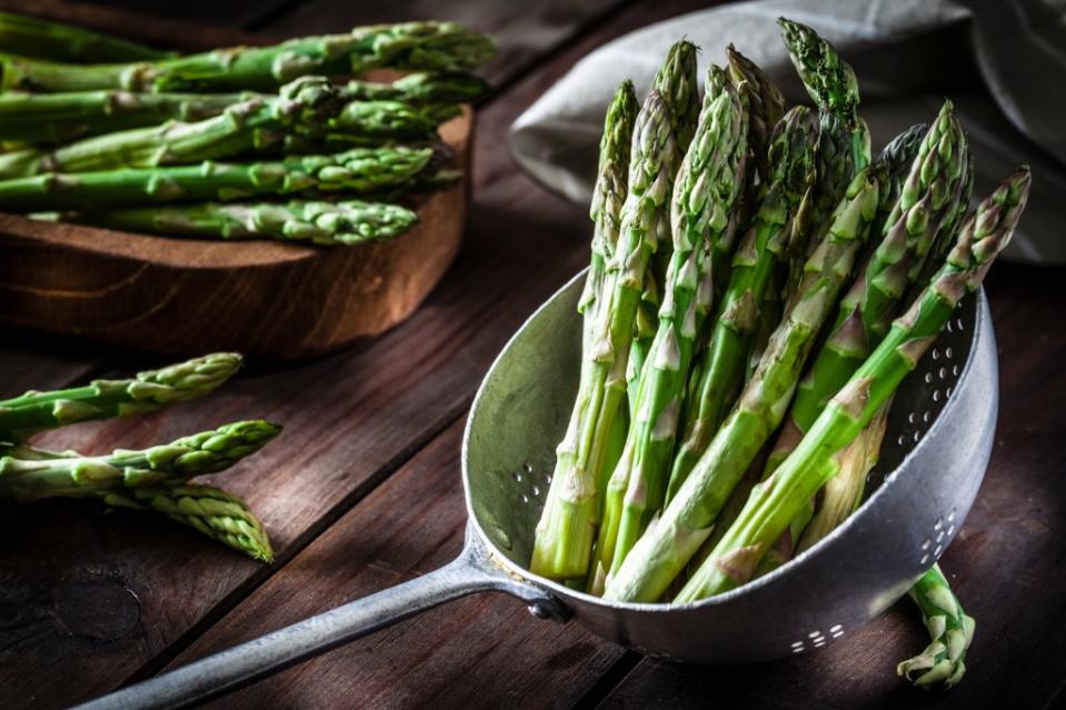 Asparagus loaded with calcium, vitamin E and potassium, which all provide a spike in energy for a tumble in the sheets Getty Images
