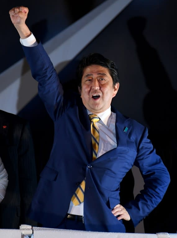 Shinzo Abe is on track to become Japan's longest serving leader after his election win