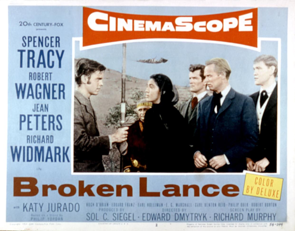 Broken Lance, película ppor la cual Katy Jurado fue nominada al Oscar como actriz de reparto. (Photo by LMPC via Getty Images)