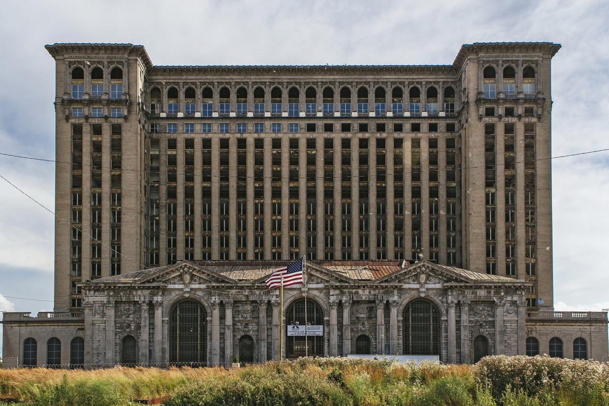 Michigan Central Station in Detroit, Michigan