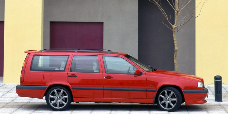 <p>The <a href="http://www.nytimes.com/1996/03/03/automobiles/behind-the-wheel-volvo-850-r-a-wolf-in-swedish-clothing.html" rel="nofollow noopener" target="_blank" data-ylk="slk:850R;elm:context_link;itc:0;sec:content-canvas" class="link ">850R</a> was the first time Volvo really let its hair down and partied. It made a very respectable 240 horsepower from its turbocharged five-cylinder, but looked subtle enough to blend into the background. Its spirit lives on today in the lovely <a href="https://www.roadandtrack.com/new-cars/news/a28679/volvos-s60-v60-polestar-turbo-four/" rel="nofollow noopener" target="_blank" data-ylk="slk:V60 Polestar;elm:context_link;itc:0;sec:content-canvas" class="link ">V60 Polestar</a>. </p>