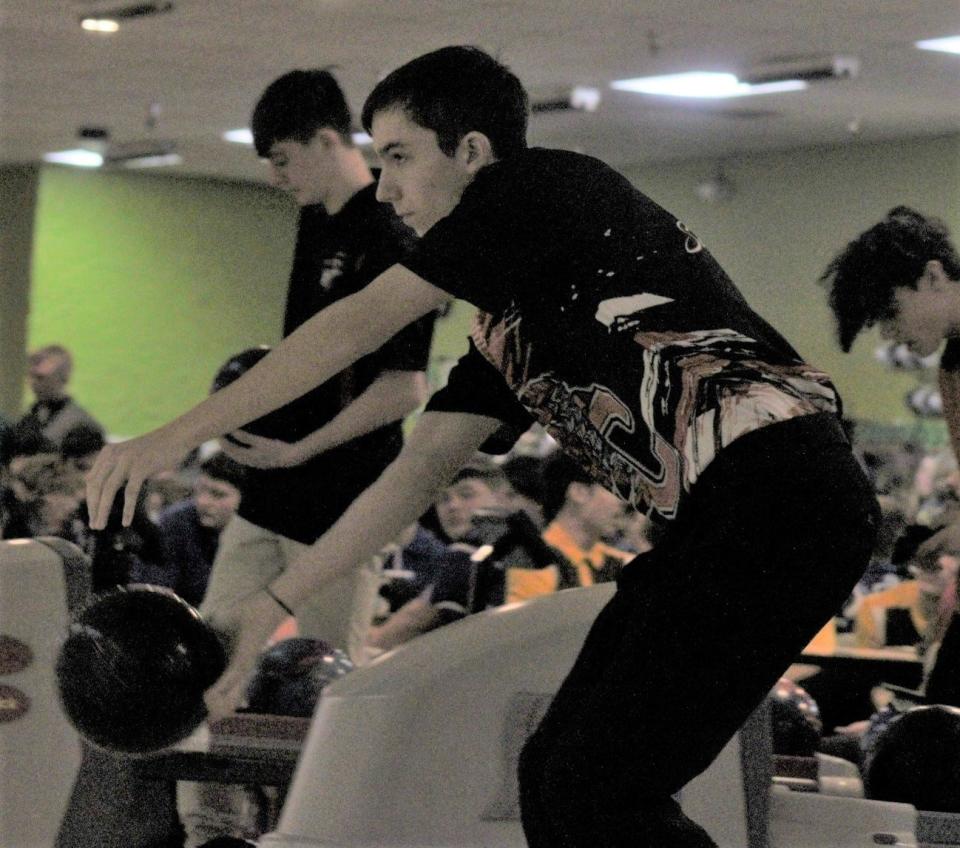 Cheboygan's Cole Swanberg captured conference, regional and state bowling titles during his singles career with the Chiefs.