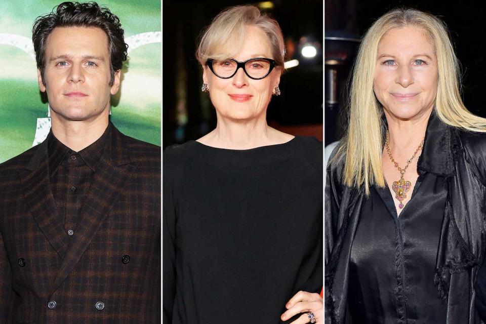 <p>Dimitrios Kambouris/Getty; Frazer Harrison/Getty; Stefanie Keenan/WireImage</p> Jonathan Groff, Meryl Streep, Barbra Streisand