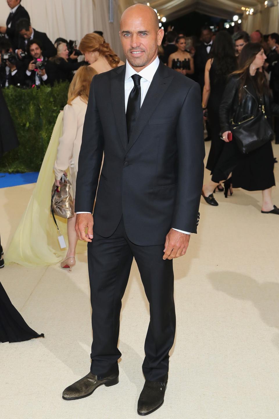 Kelly Slater in Brioni