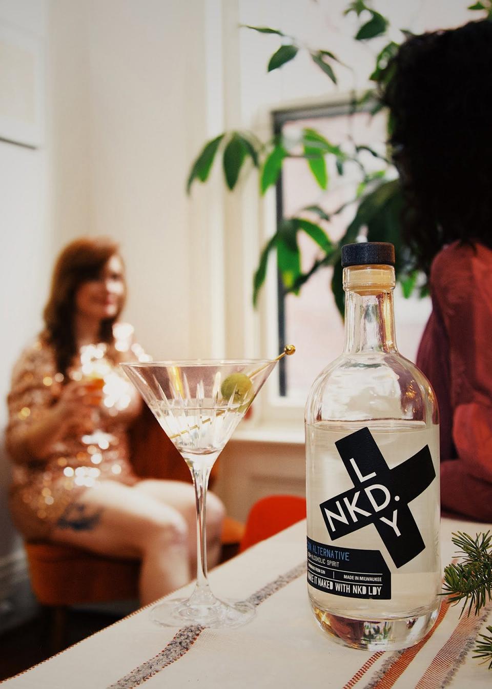 NKD LDY is a non-alcoholic liquor alternative made from distilled spirits.