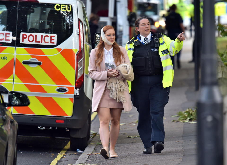 Parsons Green: Injured passenger