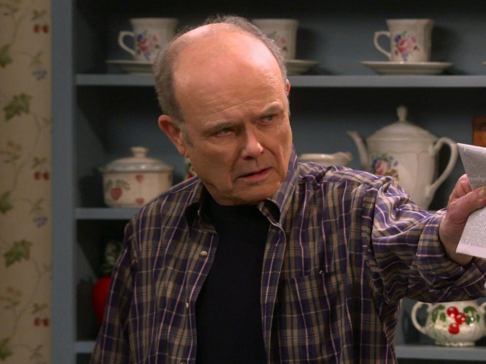 Kurtwood Smith as Red Forman on season one, episode one of "That '90s Show."
