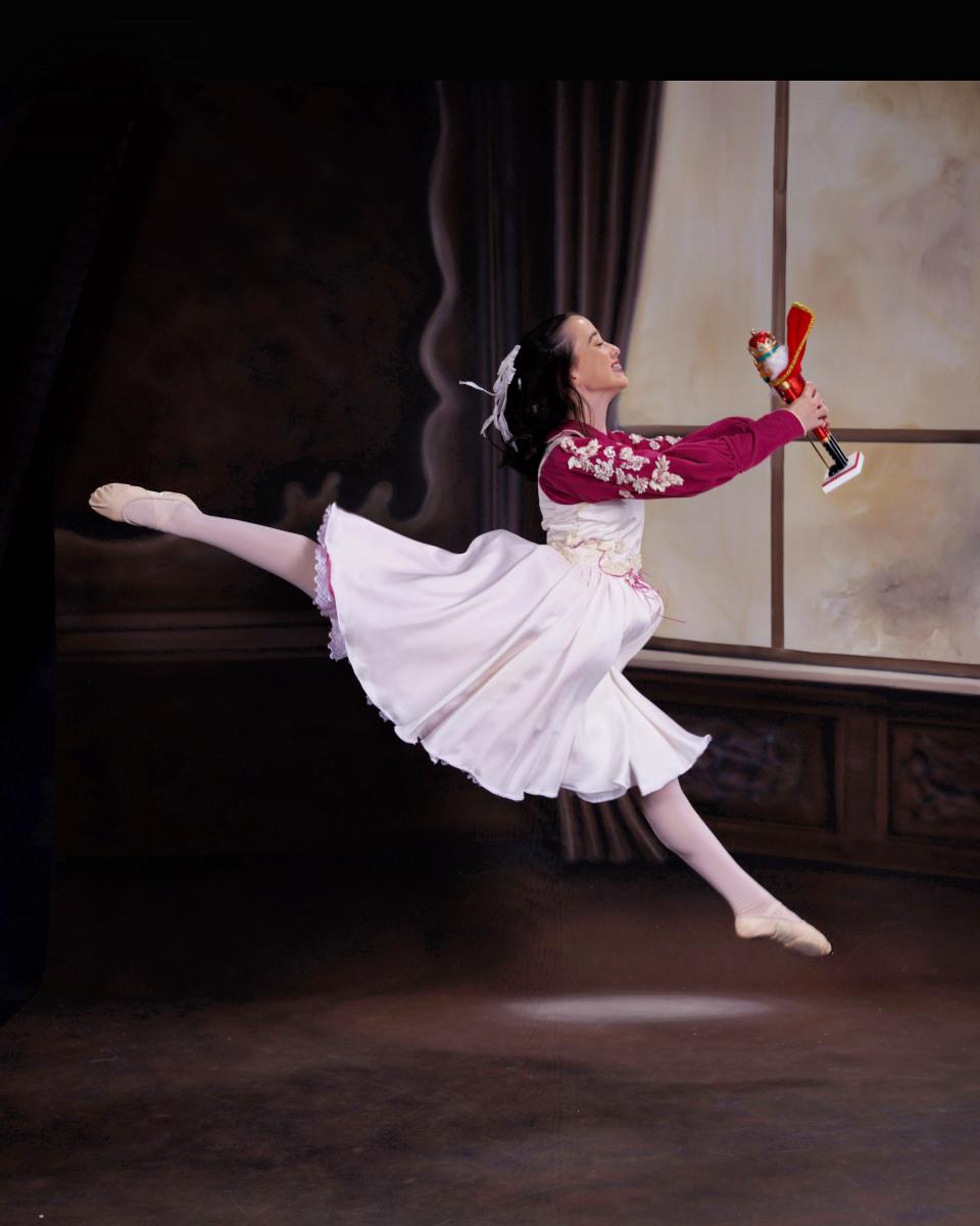 Olivia Devey, 13, will play Clara in the Lafayette Ballet Theatre's 2022 performance of "The Nutcracker."