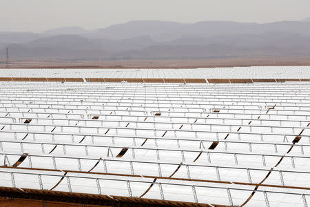 A thermosolar power plant is pictured at Noor II near the city of Ouarzazate, Morocco, November 4, 2016. REUTERS/Youssef Boudlal