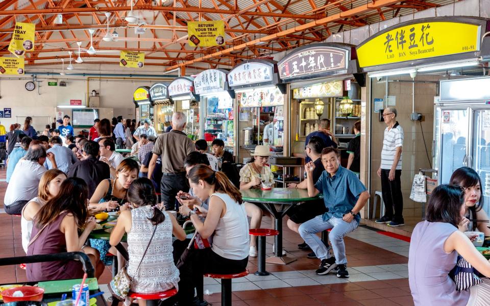 hawker centre, singapore - Getty