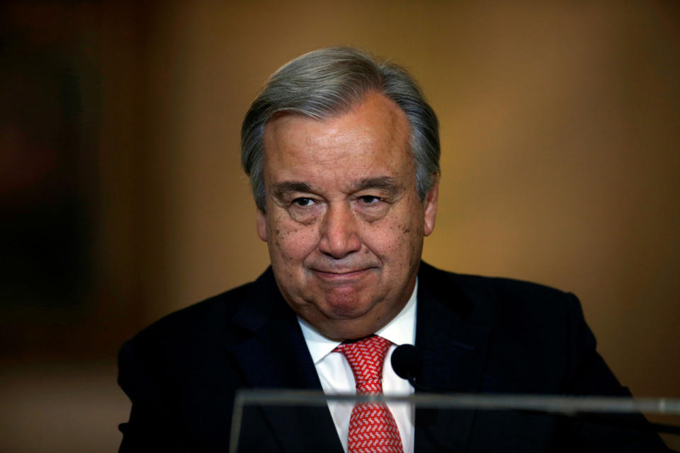 Nominated U.N. Secretary General Antonio Guterres