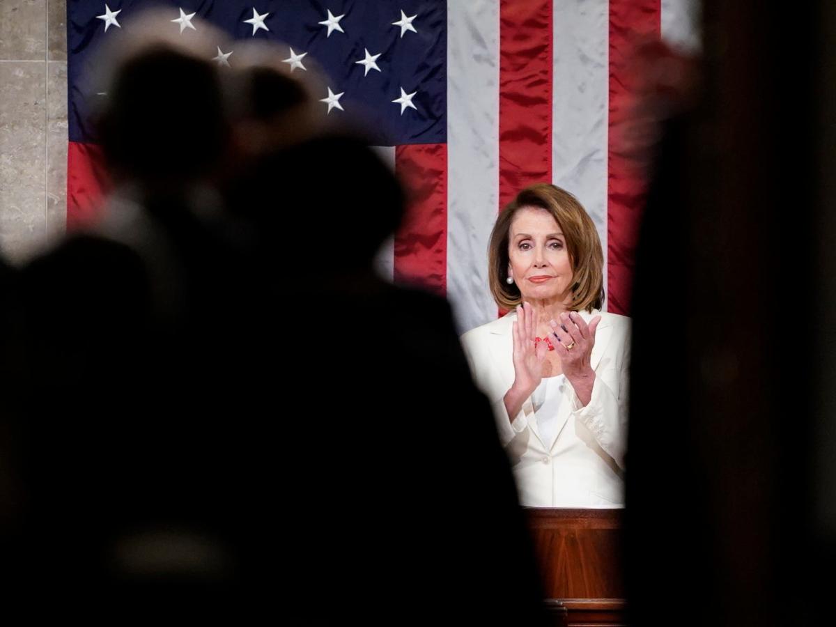 Nancy Pelosi Says Her Infamous Sarcastic Clap At Trump Was Completely Unintentional Reenacts