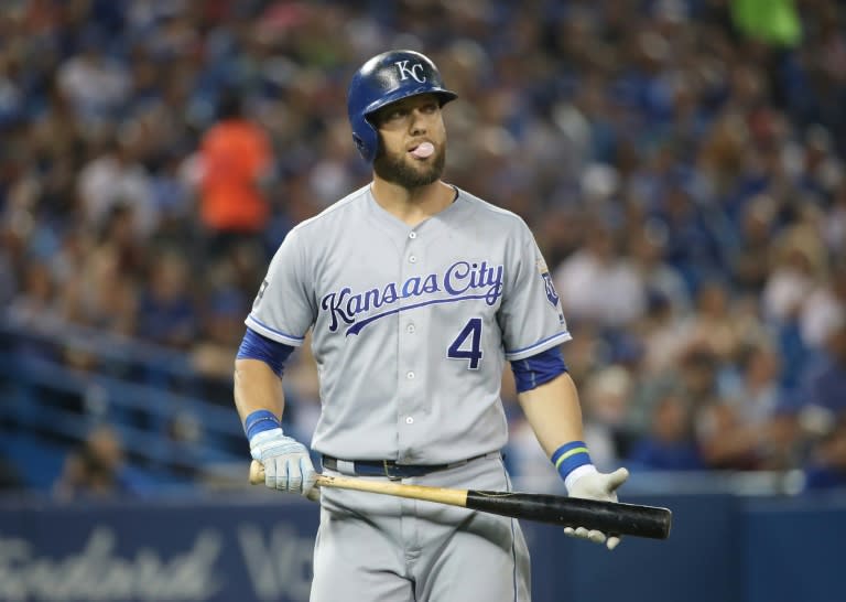 Alex Gordon of the Kansas City Royals broke the previous record for home runs in a single season with the 5,694th hit during a game against the Toronto Blue Jays on September 19, 2017