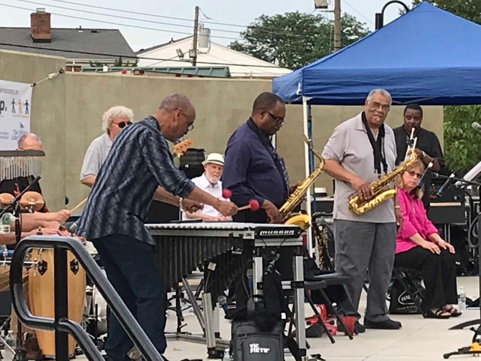 Dorian Parreott's All-Stars plays in Asbury Park in 2019. At 3 p.m. Saturday in Ocean Grove, the Sentimental Journey Big Band: Juneteenth Concert Honoring Dorian Parreott takes place in the north parking lot of the Jersey Shore Arts Center.