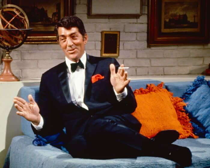 American actor and singer Dean Martin