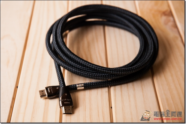 材質不同就差很多　簡單體驗Audioquest Carbon HDMI與DC Cable 2.0HDMI