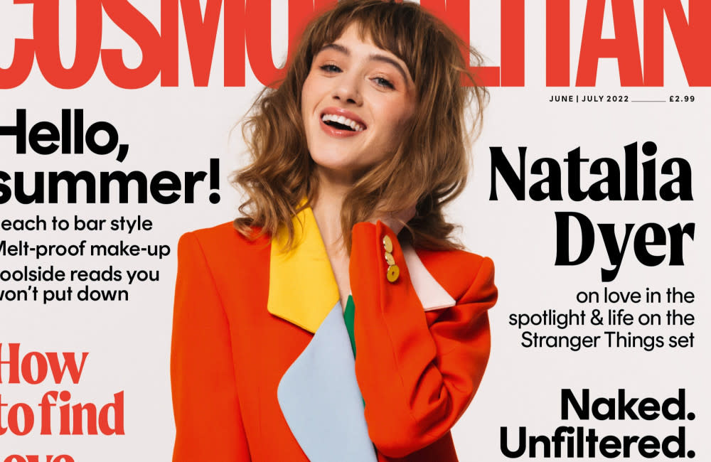 Natalia Dyer is the June/July cover star for Cosmopolitan UK
Credit: Josefina Santos credit:Bang Showbiz