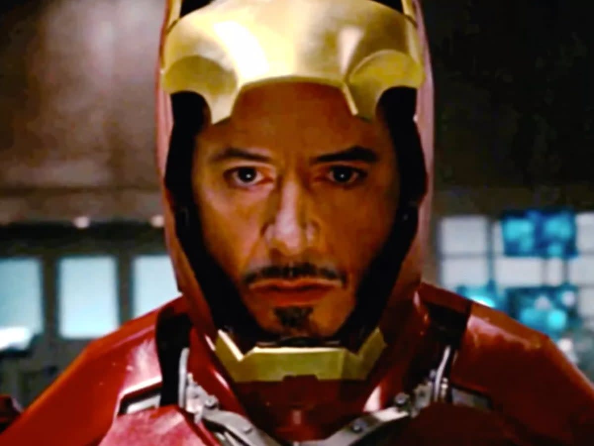 Robert Downey Jr as Iron Man (Marvel Studios)