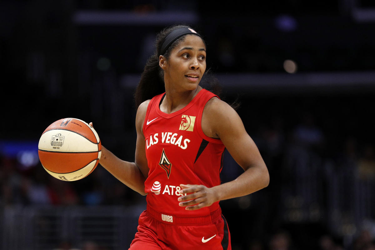 WNBA Finals: Sydney Colson's off-the-court humor makes Aces reserve guard  'the face of the league