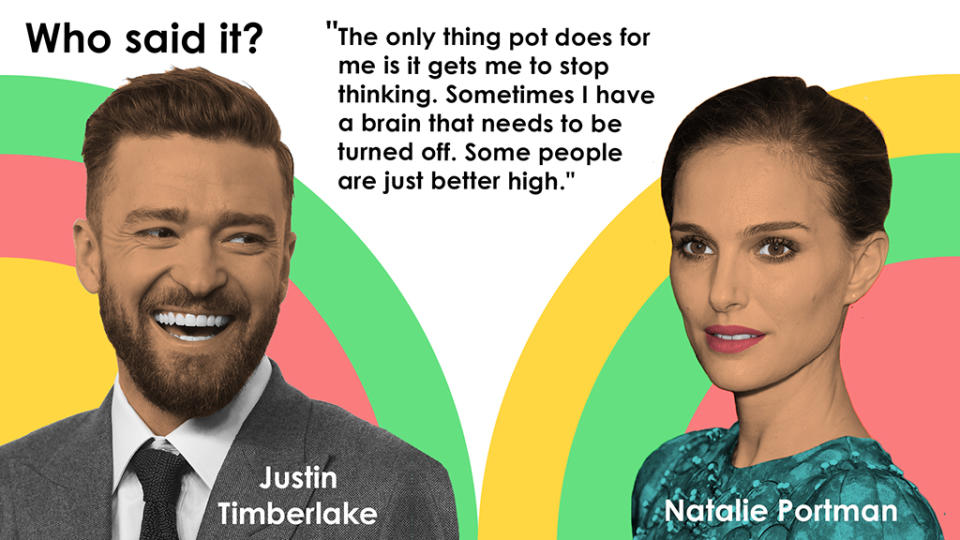 Justin Timberlake or Natalie Portman?