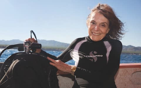 Sylvia Earle in the Gulf of California, October 2017 - Credit: Bart Michiels