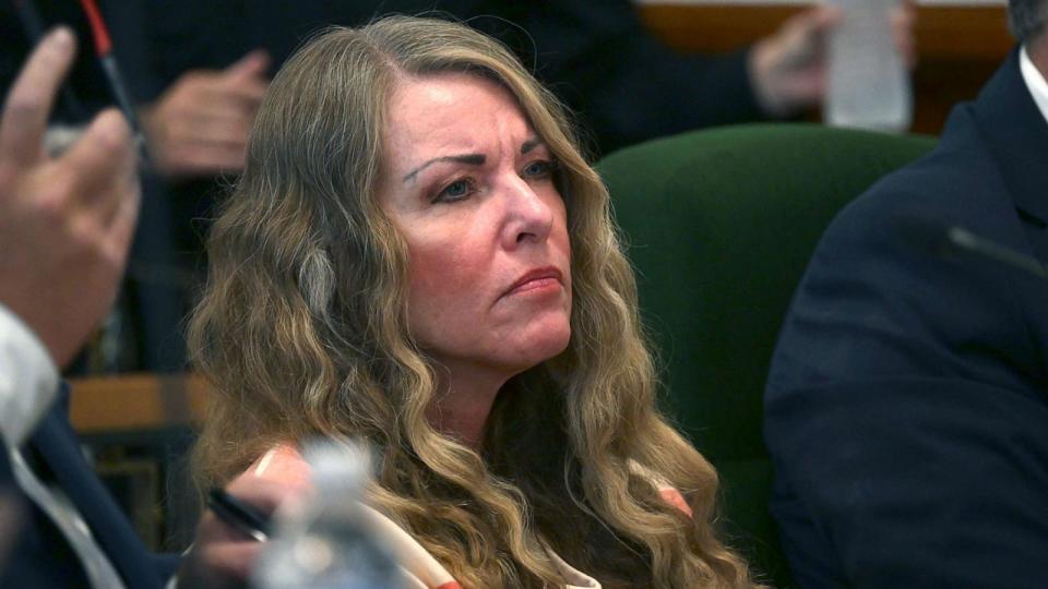 PHOTO: Lori Vallow Daybell sits during her sentencing hearing at the Fremont County Courthouse in St. Anthony, Idaho, July 31, 2023. (Pool/EastIdahoNews.com via AP)