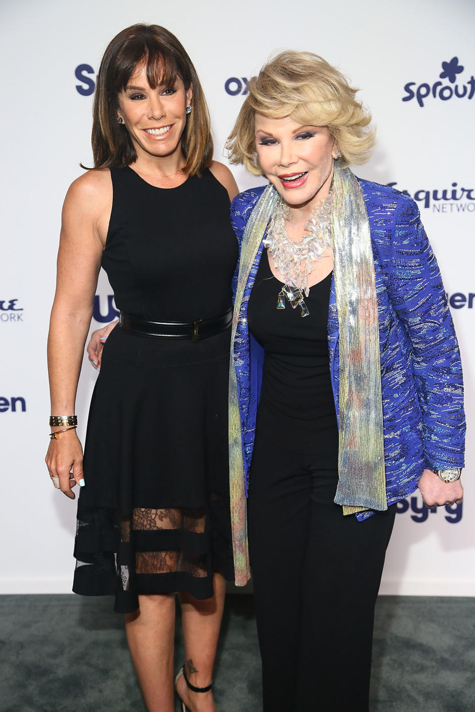 Melissa Rivers and Joan Rivers on red carpet