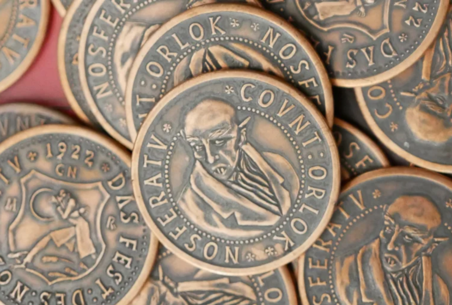 Nosferatu coins made for Nosferatu Festival | Courtesy Nosferatu Festival organizer