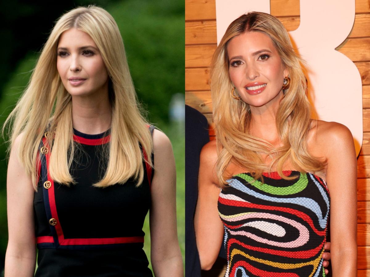 Ivanka Trump wears Wolford Colorado Bodysuit and Chanel Neo Executive