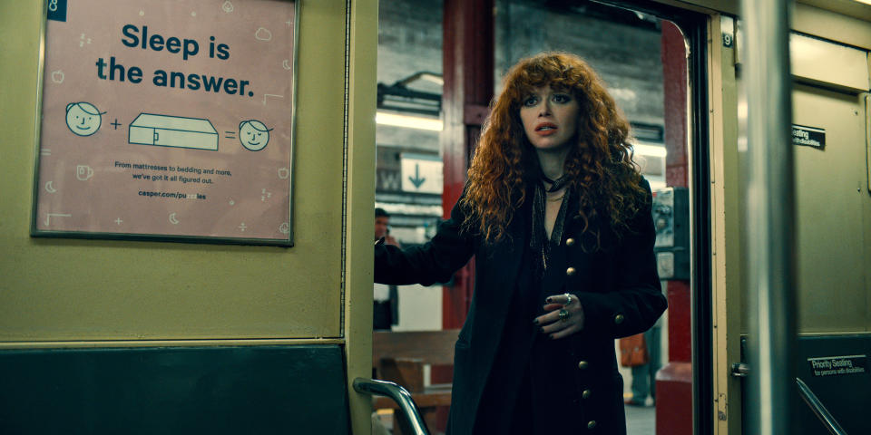 Russian Doll. Natasha Lyonne as Nadia Vulvokov in episode 201 of Russian Doll. Cr. Courtesy of Netflix Â© 2022