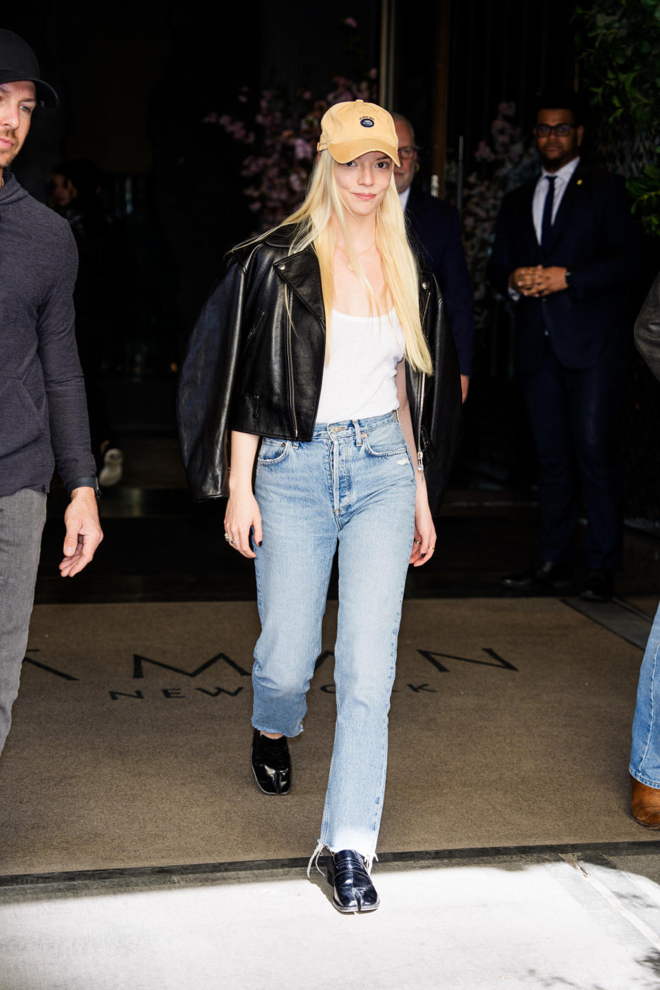 NEW YORK, NEW YORK - APRIL 16: Anya Taylor-Joy is seen in Midtown on April 16, 2024 in New York City. (Photo by Gotham/GC Images)